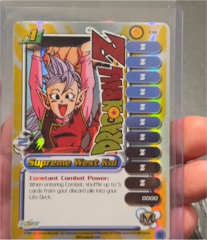 2003 Score Limited Dragon Ball Z CCG Supreme West Kai #CA1 — front