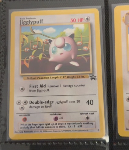1999 Wizards of the Coast #39 Jigglypuff — front