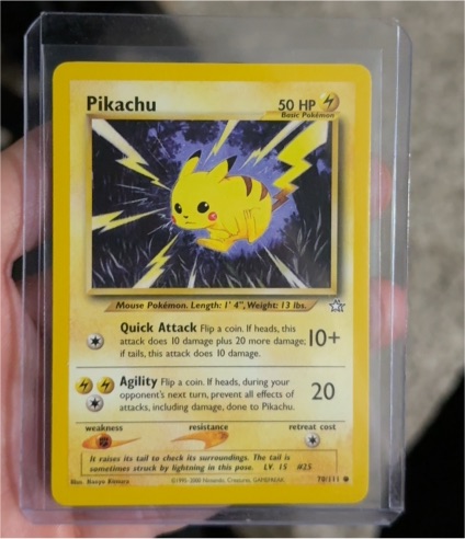 2000 Pokémon Neo Genesis #70 Pikachu — front