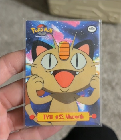 1999 Topps TV Animation Edition #52 Meowth — front