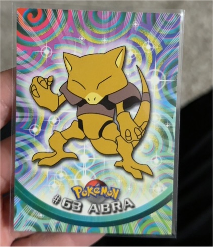 1999 Topps Pokémon #63 Abra — front