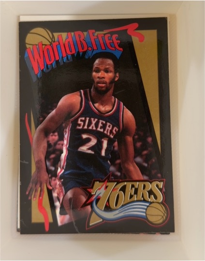 1993 Skybox World B. Free Philadelphia 76ers — front