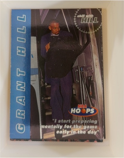 1997-98 NBA Hoops #9 Chill with Hill Grant Hill — front