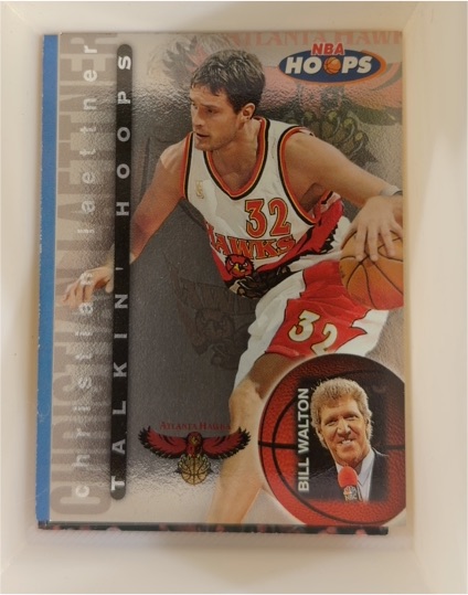1997-98 NBA Hoops Talkin' Hoops #1 Christian Laettner — front