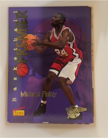 1996 Signature Rookies Premier #36 Michael Finley — front