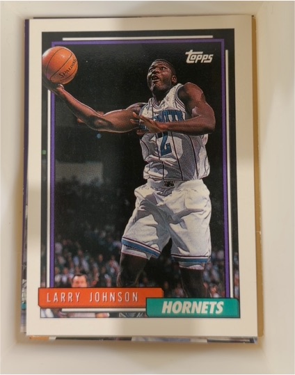 1992-93 Topps #283 Larry Johnson — front