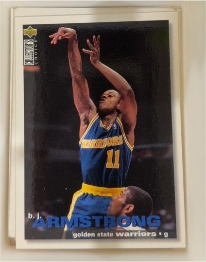 1995-96 Upper Deck Collector's Choice #267 B.J. Armstrong — front