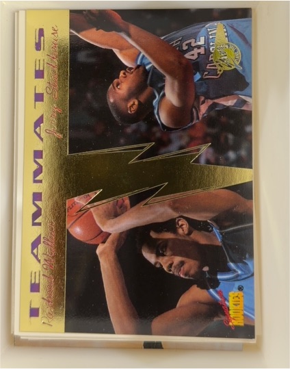 1996 Signature Rookies Premier #64 Rasheed Wallace Jerry Stackhouse — front