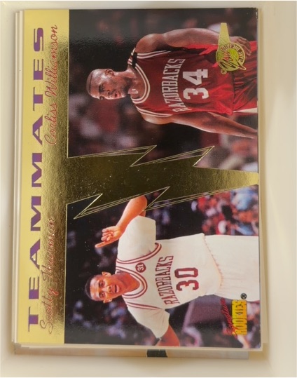 1995 Signature Rookies Teammates Corliss Williamson — front