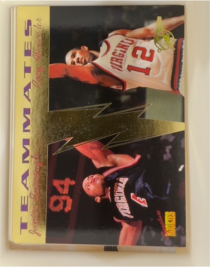 1996 Signature Rookies #67 Junior Burrough Corey Alexander — front