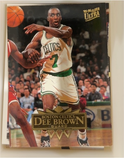1992-93 Fleer Ultra #9 Dee Brown — front