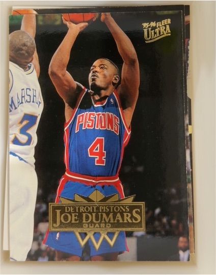 1995-96 Fleer Ultra #51 Joe Dumars — front