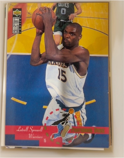 1995-96 Upper Deck Collector's Choice #206 Latrell Sprewell — front