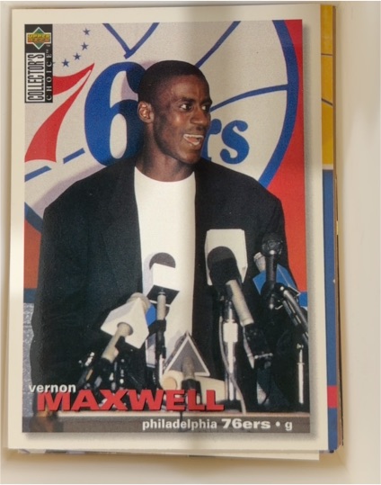 1995-96 Upper Deck Collector's Choice #212 Vernon Maxwell — front