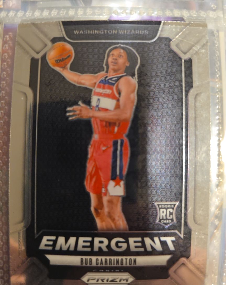 2024-25 Panini Prizm #20 Bub Carrington Emergent — front