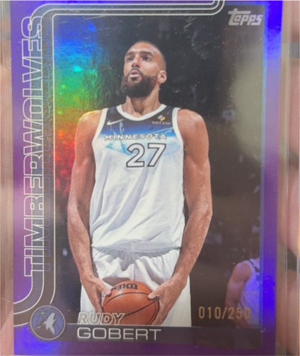 2025-26 Topps #111 Rudy Gobert — front