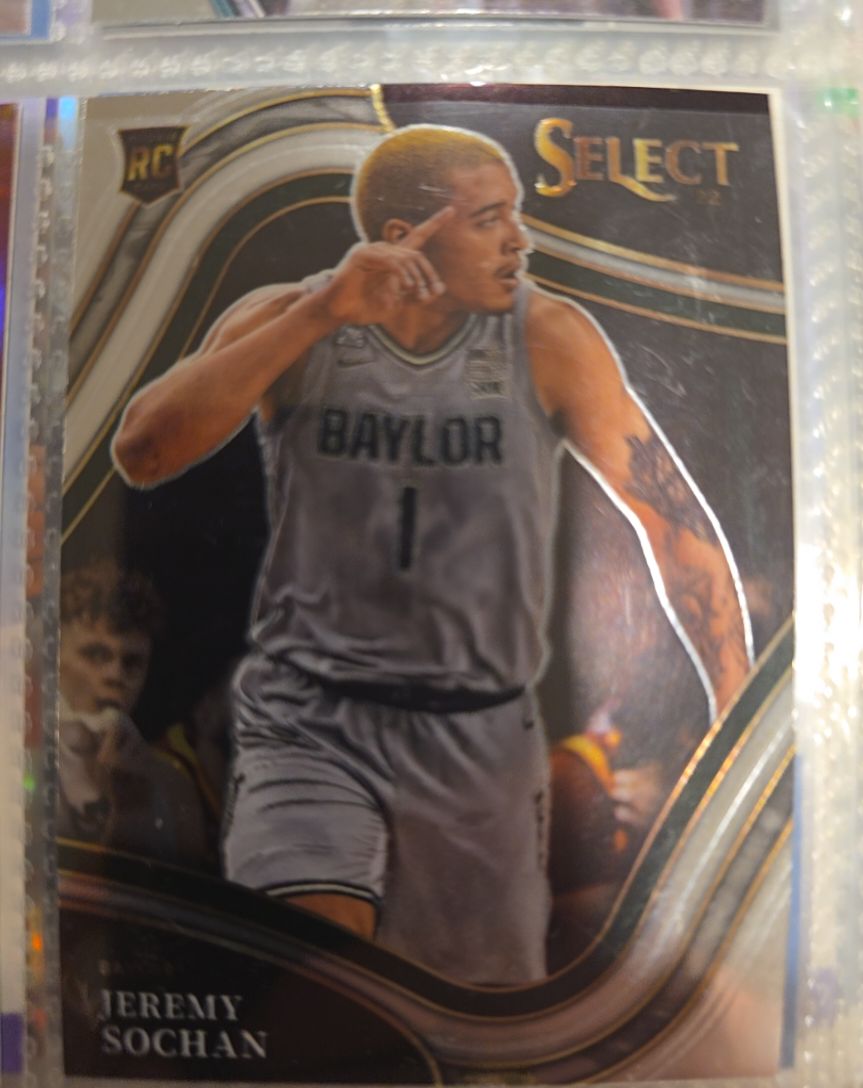 2022-23 Panini Chronicles Draft Picks Select #20 Jeremy Sochan — front