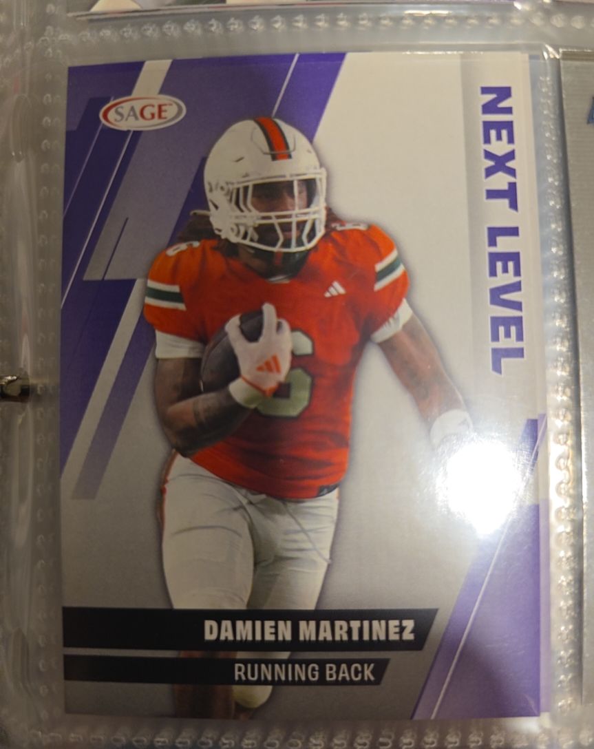 2025 Sage High Series #106 Damien Martinez Next Level Purple — front