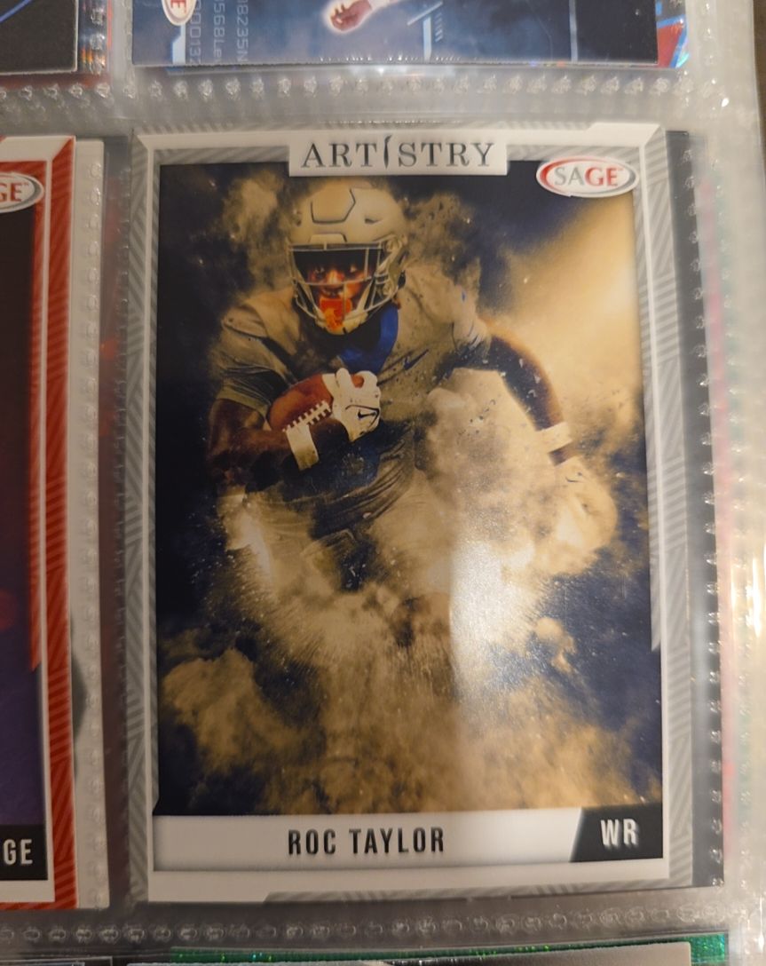 2024 Sage Artistry Football #61 Roc Taylor — front