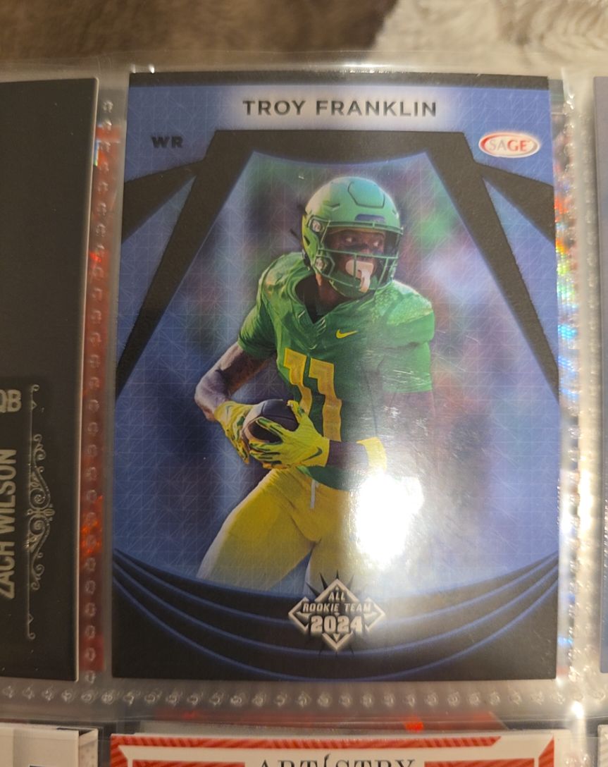 2024 Sage All Rookie Team #121 Troy Franklin — front