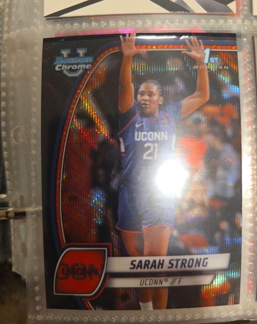 2024 Bowman Chrome University #62 Sarah Strong — front