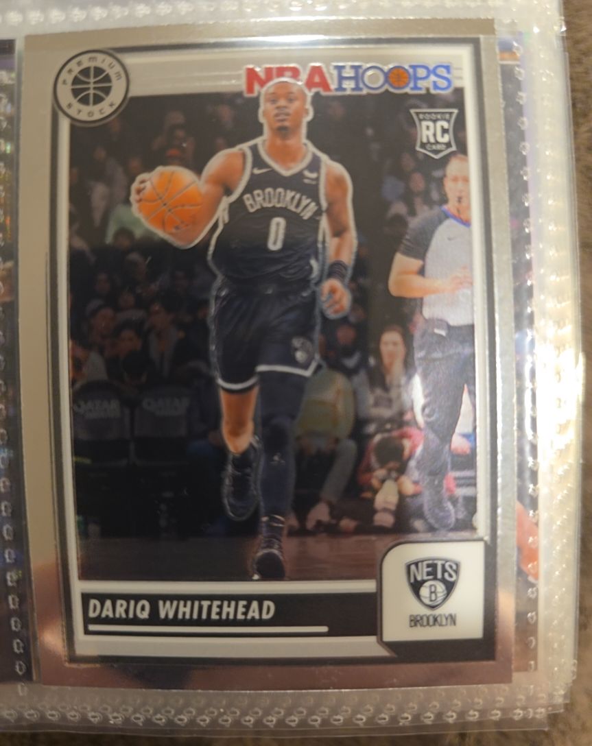 2023-24 Panini NBA Hoops Premium Stock #238 Dariq Whitehead — front
