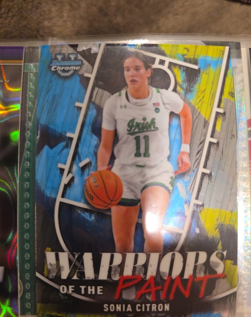2025 Bowman U Chrome #WP-20 Sonia Citron Warriors Of The Paint — front
