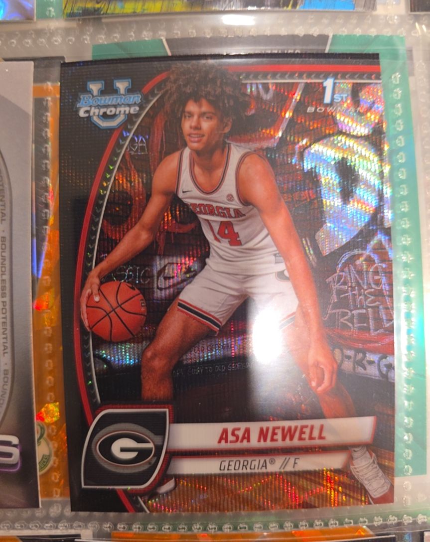 2024 Bowman Chrome University #8 Asa Newell — front