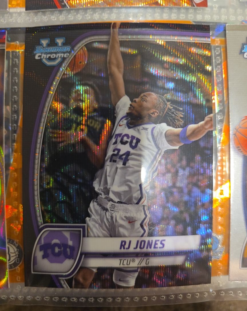 2024 Bowman Chrome University #84 RJ Jones — front