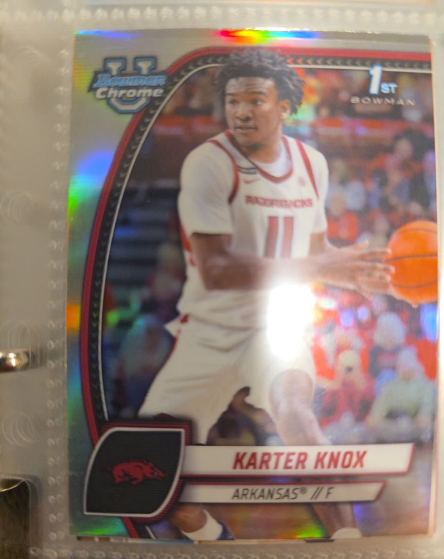 2024-25 Bowman Chrome University #41 Karter Knox — front