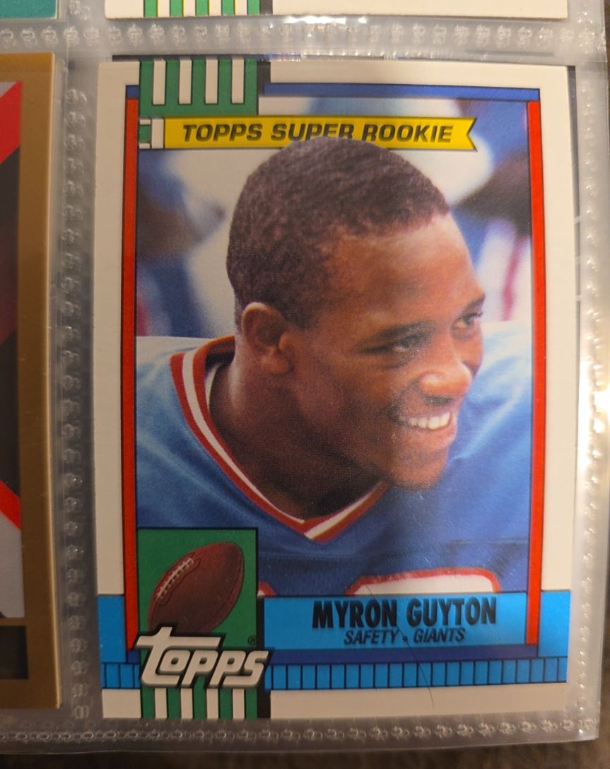 1990 Topps #50 Myron Guyton — front
