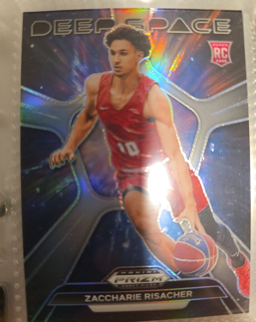 2024 Panini Prizm Draft Picks Deep Space #12 Zaccharie Risacher — front