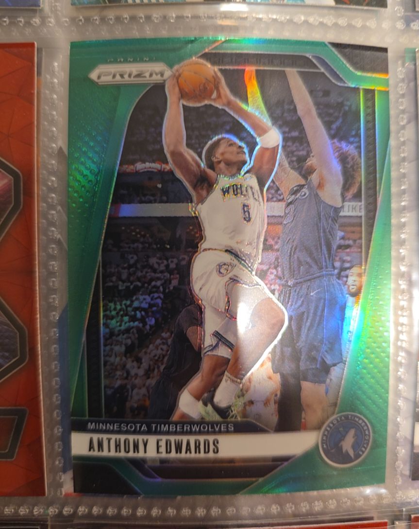 2024-25 Panini Prizm #100 Anthony Edwards — front