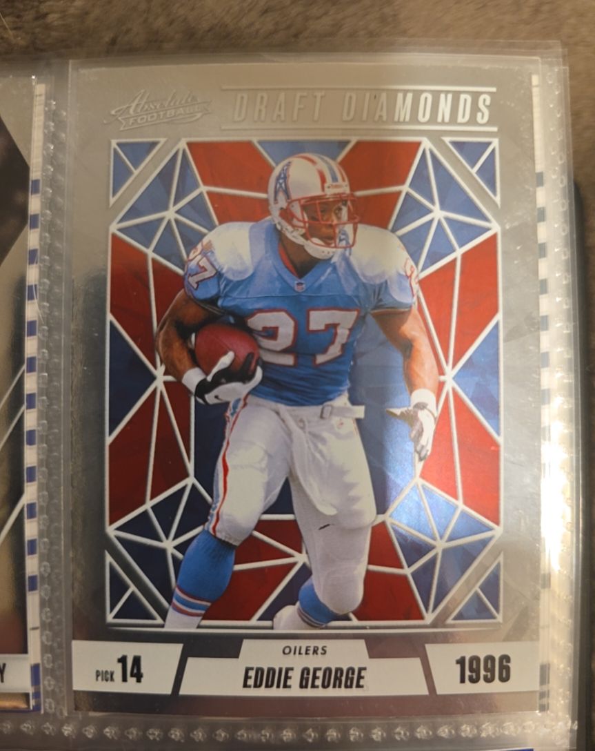 2024 Panini Absolute Football Draft Diamonds #DD-EGE Eddie George — front