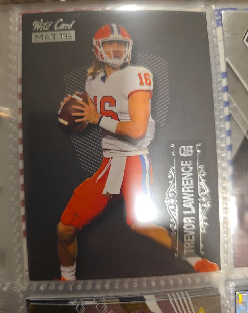 2021 Wild Card Matte #LBC-1 Trevor Lawrence — front