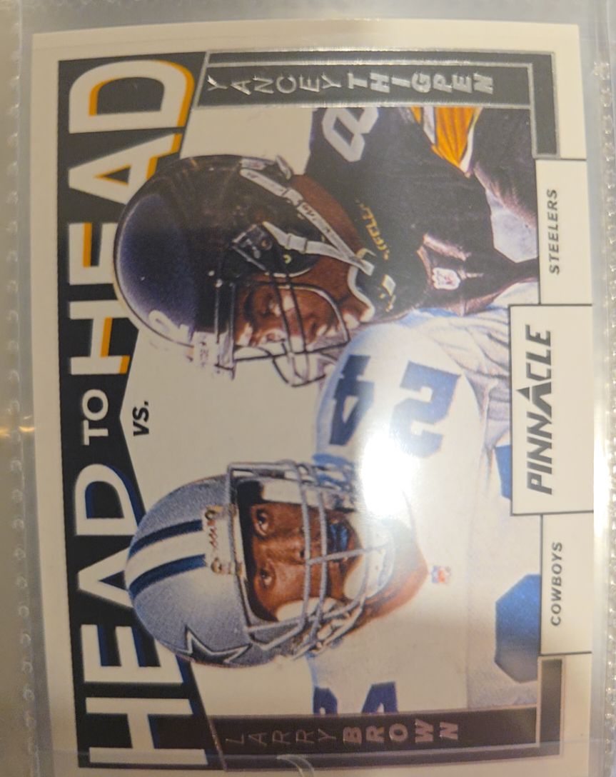 2024 Panini Encore Pinnacle Head To Head #12 Larry Brown / Yancey Thigpen — front