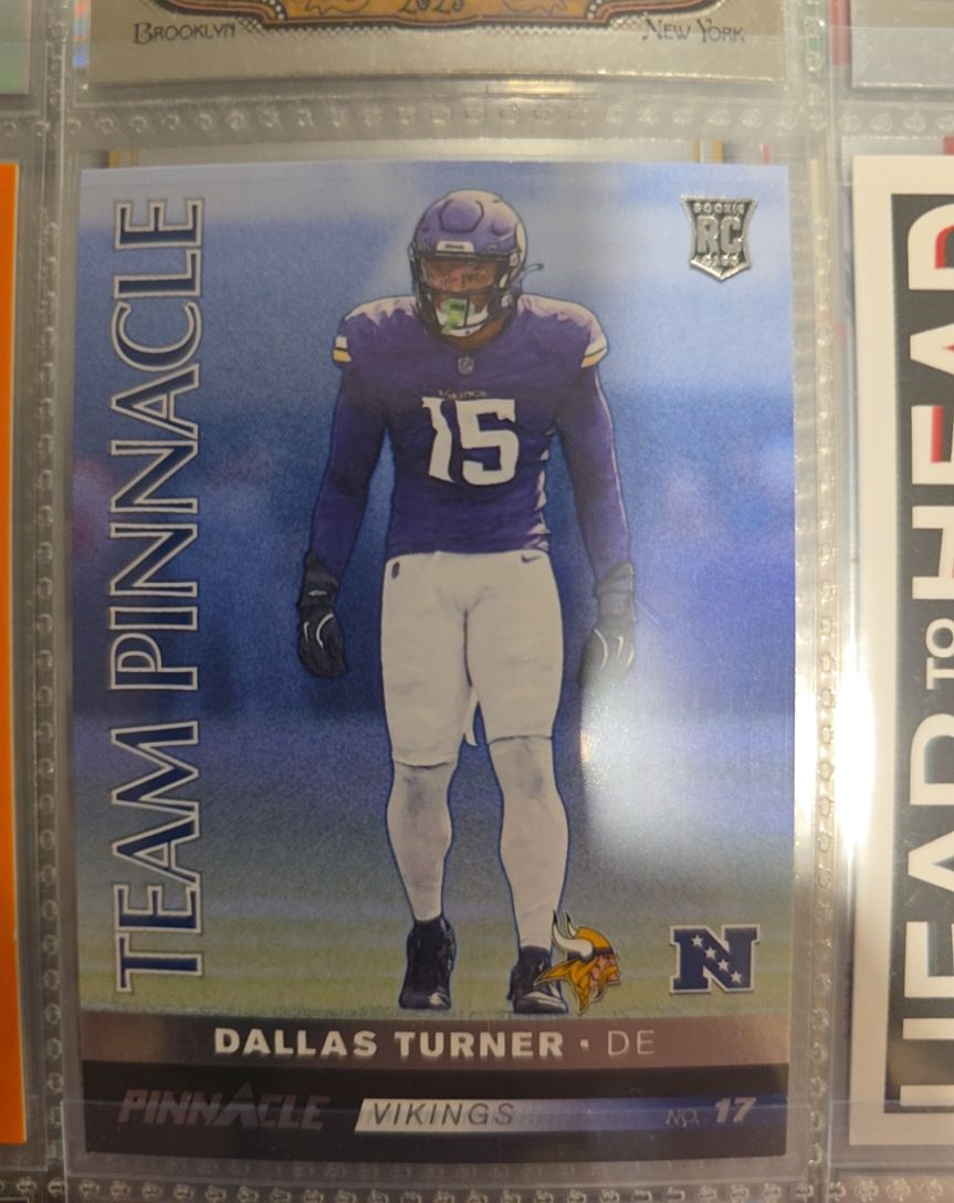 2024 Panini Encore Team Pinnacle #17 Dallas Turner — front
