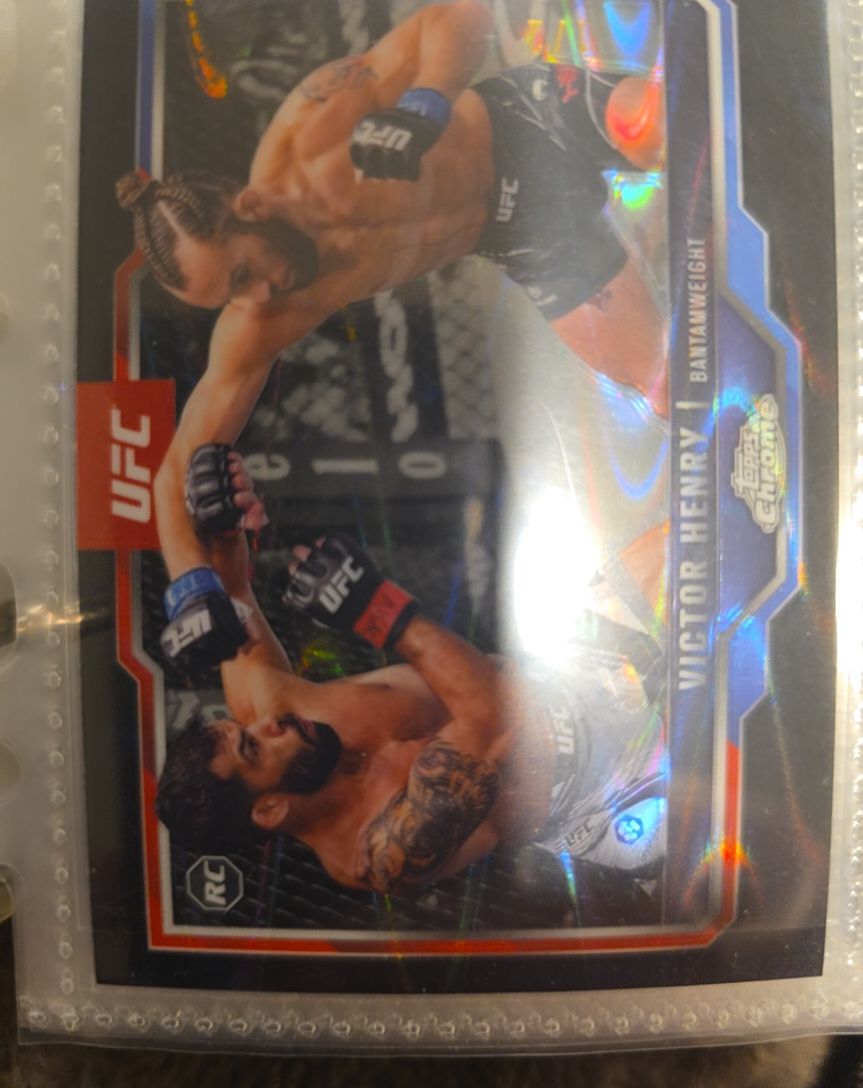 2025 Topps Chrome UFC #59 Victor Henry — front