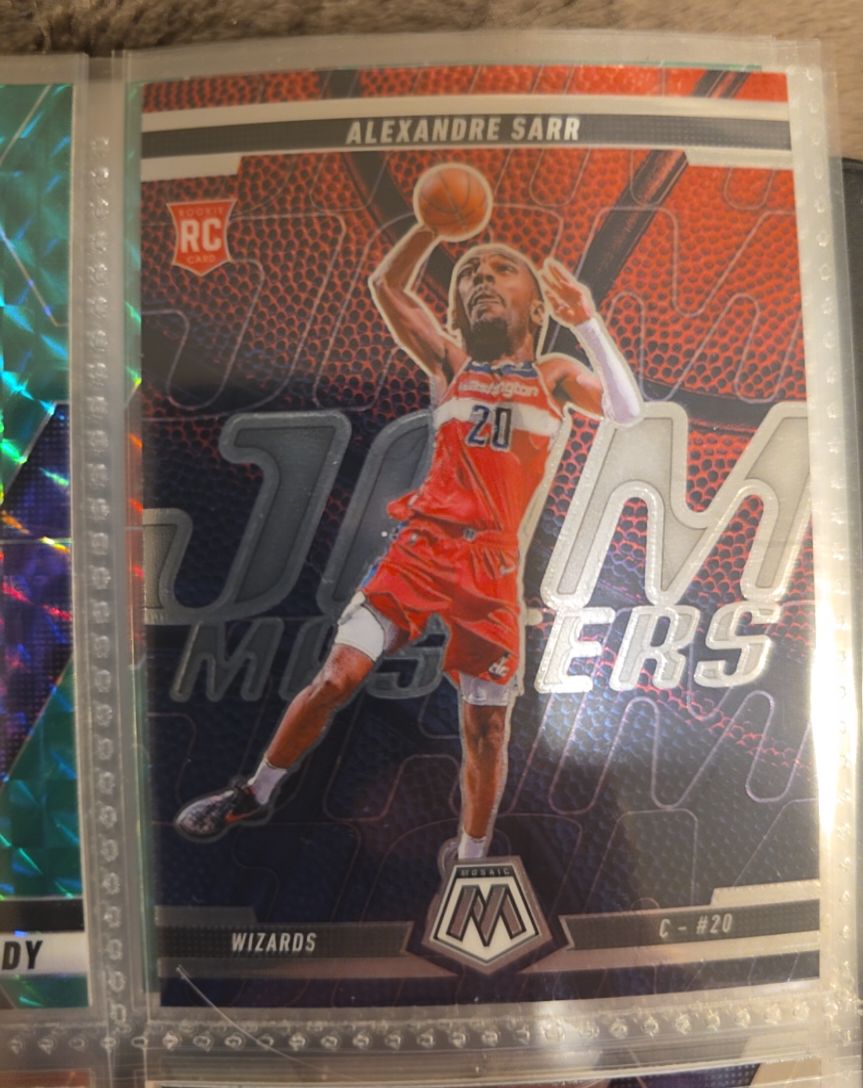 2024-25 Panini Mosaic Jam Masters #20 Alexandre Sarr — front