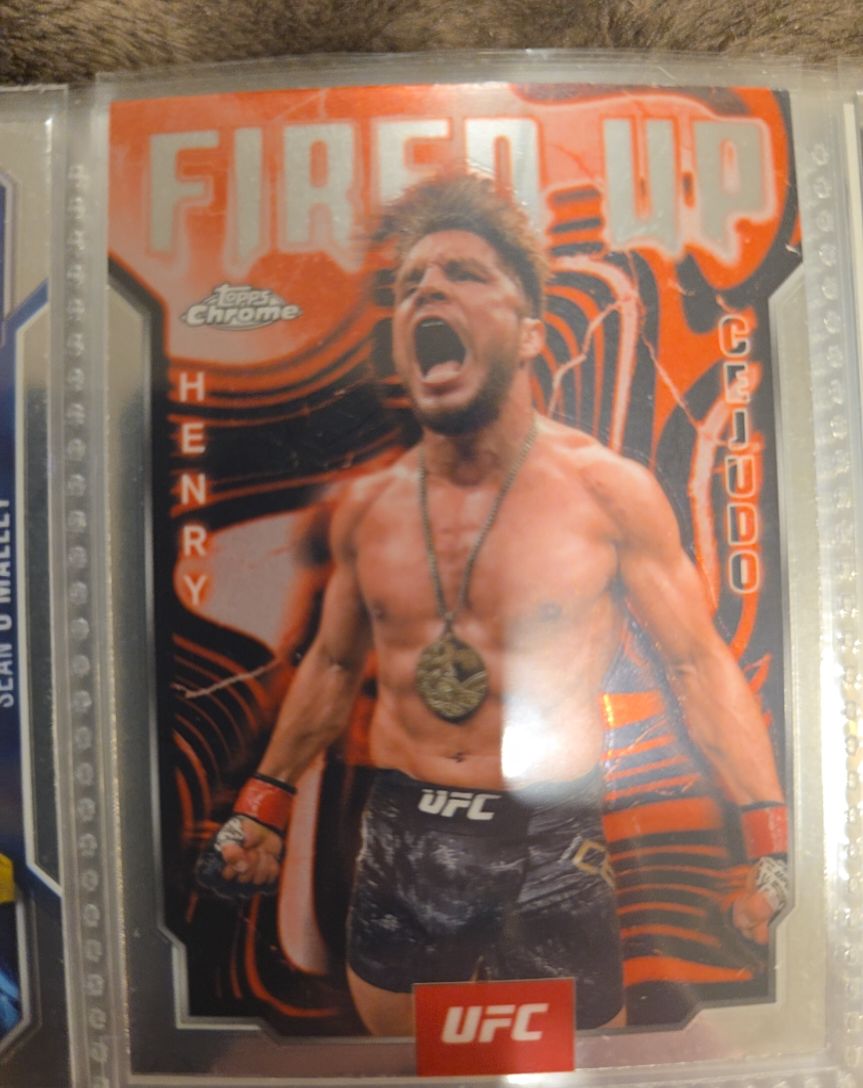 2025 Topps Chrome UFC #FUP-18 Henry Cejudo Fired Up — front