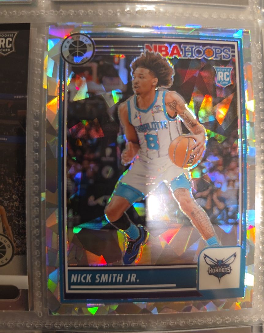 2023-24 Panini NBA Hoops Premium Stock #31 Nick Smith Jr. — front