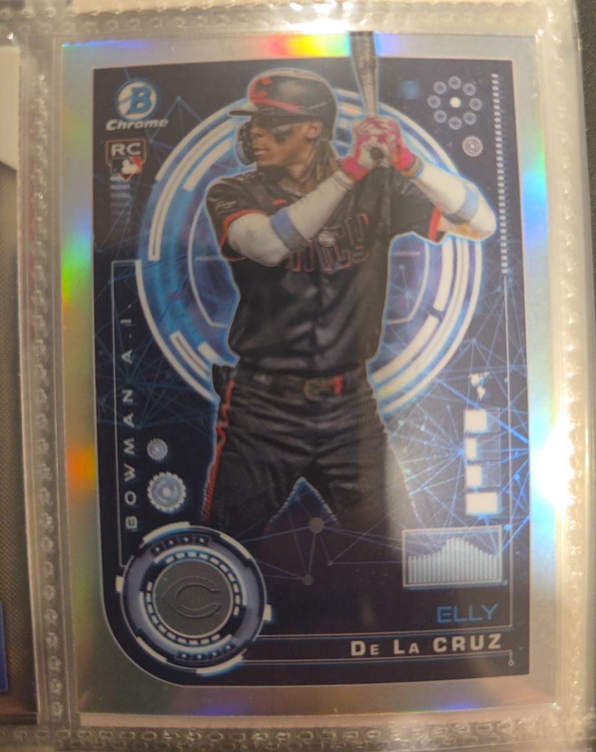 2024 Bowman Chrome #BAI-1 Elly De La Cruz — front