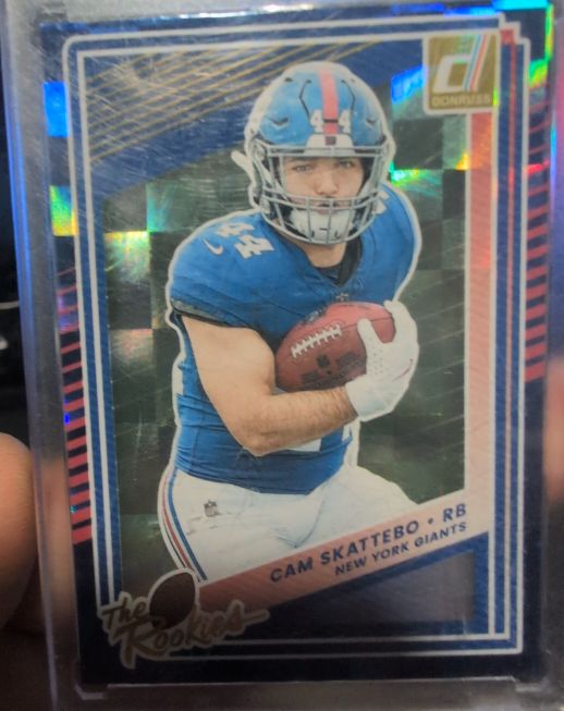 2025 Panini Donruss The Rookies #19 Cam Skattebo — front