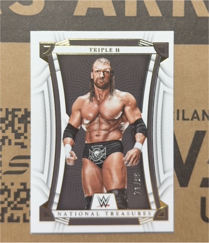 2023 Panini National Treasures WWE #NT-19 Triple H — front