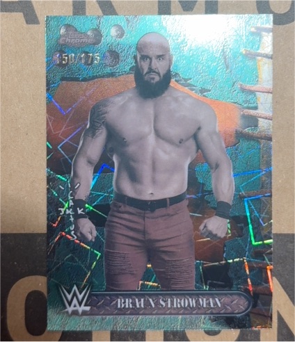 2025 Topps Chrome WWE x Cactus Jack Braun Strowman #68 — front