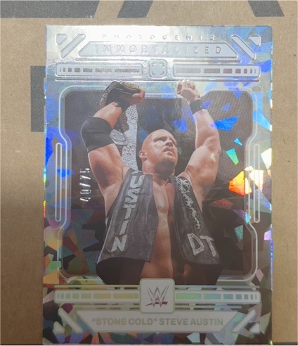 2024 Panini Photogenic WWE #6 Stone Cold Steve Austin Immortalized Insert — front