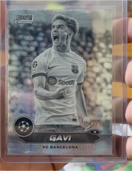 2023-24 Topps Stadium Club Chrome UEFA #6 Gavi — front