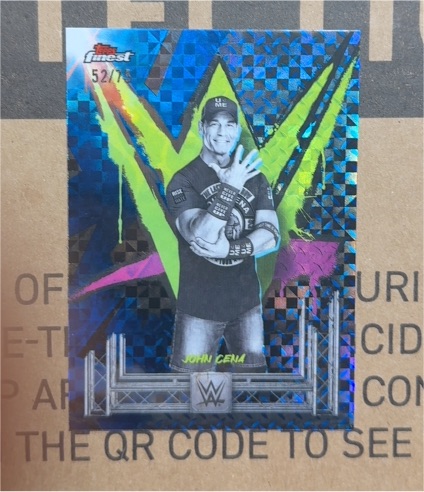 2025 Topps Finest WWE #3 John Cena — front