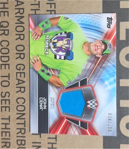 2019 Topps WWE Road to WrestleMania #SR-JC John Cena — front