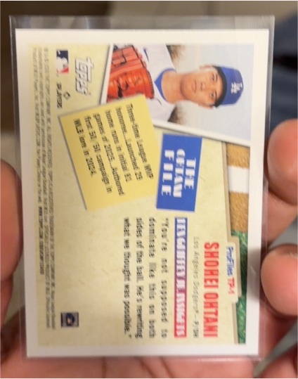 2024 Topps Big Ticket Player #BTP-3 Shohei Ohtani — front